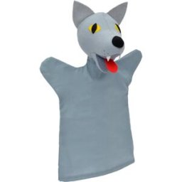 Moravská ústředna Vlk 28cm, maňásek kolekce L