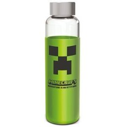 EPEE Czech Skleněná láhev s návlekem 585 ml, Minecraft