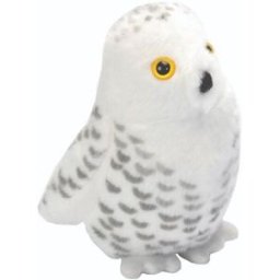 WILD REPUBLIC Plyšový ptáček se zvuky Sova sněžná