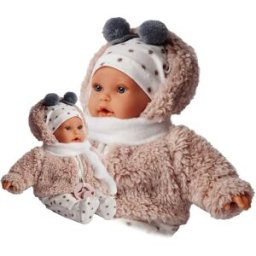 Antonio Juan Realistická panenka se zvuky a měkkým tělem Kika 27 cm