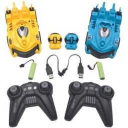 Lexibook Crosslander® Bumper – Sada 2 autíček Bumper se 2 odnímatelnými figurkami se světelnými a zvukovými e