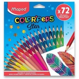 MAPED Color' Peps trojhranné 72 barev