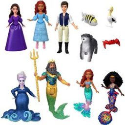 Mattel The Little Mermaid sada malých panenek a kamarádů ze země a moře