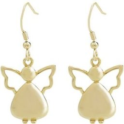 JSB Bijoux Andílci s krystaly Swarovski pozlacené 92400434g (Ag925/1000, 1,3g)