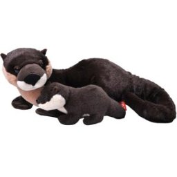 WILD REPUBLIC Vydra říční, samice s mládětem 38 cm
