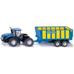 Siku Farmer - Traktor New Holland s přívěsem Joskin