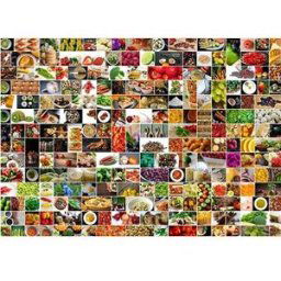 GRAFIKA Puzzle Koláž: Kuchyně v barvách 1500 dílků