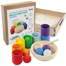 ULANIK Rainbow: balls in cups