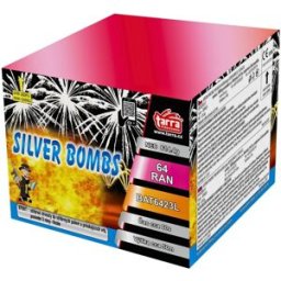 TARRA pyrotechnik Tarra Ohňostroj - Baterie výmetnic silver bombs 64 ran