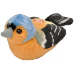 WILD REPUBLIC Plyšový ptáček se zvuky Pěnkava