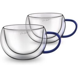 Lamart termosklenice LT9113 VASO Set Cappuccino 270 ml 2 ks modrý