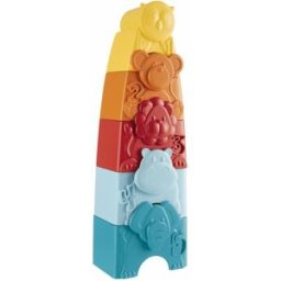 Chicco Skládačka a vkládačka Zvířátka Eco+ 2v1