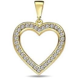Jan Kos jewellery DIANTE Zlatý přívěsek srdíčko 59642380 (Au 585/1000, 1,19 g)