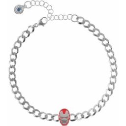 Disney Unisex náramek Iron Man Marvel stříbrný BS00084SRRQL-7-XS (Ag 925/1000, 4,97 g)