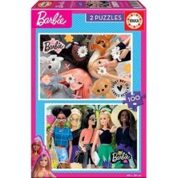Educa Borras EDUCA Puzzle Barbie 2 × 100 dílků