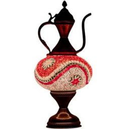 Krásy Orientu Orientální mozaiková stolní lampa Sadia - Karafa - 16 cm