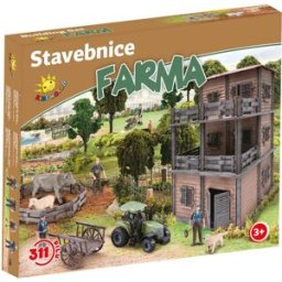 Kids World Stavebnice farma 311 ks