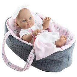 Paola Reina Realistické miminko v přenosné tašce