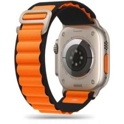 Tech-Protect Nylon pro Apple Watch 42/44/45/49mm, black / orange