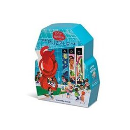 Crocodile Creek Puzzle - Den v muzeu - Umění (48 ks)