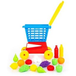 Wader Nákupní vozík a sada potravin, 36 cm