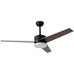 Immax NEO LITE VARIABLE Smart LED s ventilátorem Tuya WiFi, černé/dřevěný dekor