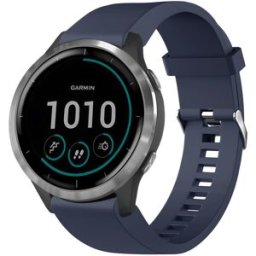 FIXED Silicone Strap pro Garmin QuickFit 20mm modrý