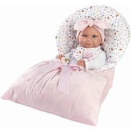 Llorens 73901 New Born holčička - realistická panenka s celovinylovým tělem - 40 cm