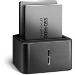 AXAGON ADSA-D25, dual 2.5" HDD/SSD CLONE MINI dock, SuperSpeed USB 5 Gbps