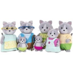 Li'l Woodzeez Rodina koček s prarodiči Daintypaw