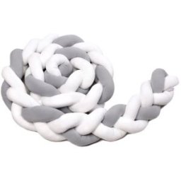 T-TOMI Pletený mantinel 360 cm White + Grey