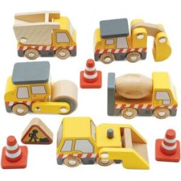 Le Toy Van Set stavebních strojů