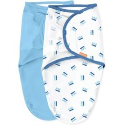 SwaddleMe Zavinovačka korunka, modrá 2 ks