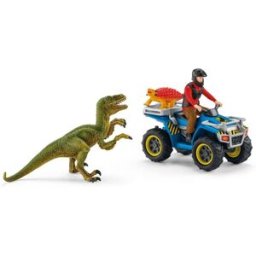 Schleich Útěk před Velociraptorem na čtyřkolce 41466