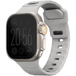 Uniq Stride FKM pro Apple Watch 49/46/45/44mm Chalk grey