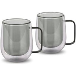 Lamart termosklenice Vaso LT9123 Set 2 tea 250 ml, 2 ks, černý