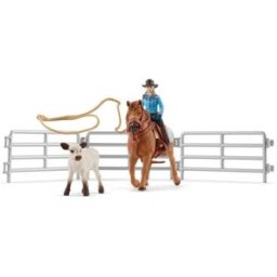 Schleich Týmová zábava s lasy pro kovbojky 42577
