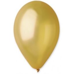 SMART BALLOONS Balonky metalické 100 ks zlaté - průměr 26 cm
