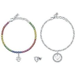 La Petite Story Dárková sada 2 náramky a single náušnice, ocelová LPS20ASD03