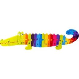 Orange Tree Toys Puzzle s písmeny - Krokodýl