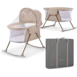 KINDERKRAFT Postýlka dětská 3v1 Lovi Beige