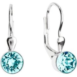EVOLUTION GROUP 31112.3 lt. turquoise kotlík dekorovaná krystaly Swarovski® (Ag 925/1000, 1 g)