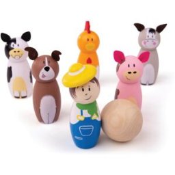 Bigjigs Toys Bigjigs Kuželky Farma