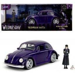 Jada Wednesday auto 1972 VW Beetle a figurka Wednesday