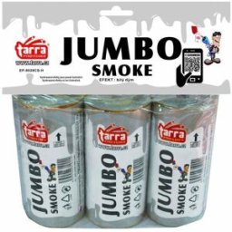TARRA pyrotechnik Dýmovnice - jumbo smoke - bílá - 3ks - trhací pojistka