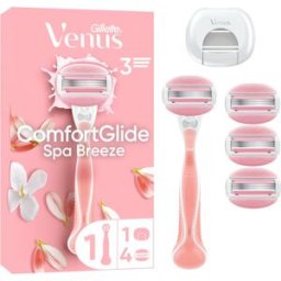 Gillette Venus ComfortGlide Spa Breeze + hlavice 4 ks