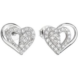 EVOLUTION GROUP 11115.1 krystal dekorované zirkony (Ag 925/1000, 1,2 g)