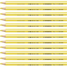 STABILO Trio silná - 12 ks balení - žlutá