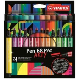 STABILO Pen 68 MAX - ARTY - 24 ks sada