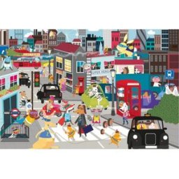 Gibsons Dětské puzzle Superhero City! 36 dílků
